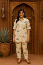 Butterfly codset khadi material