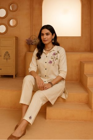 Flowers printed cod set